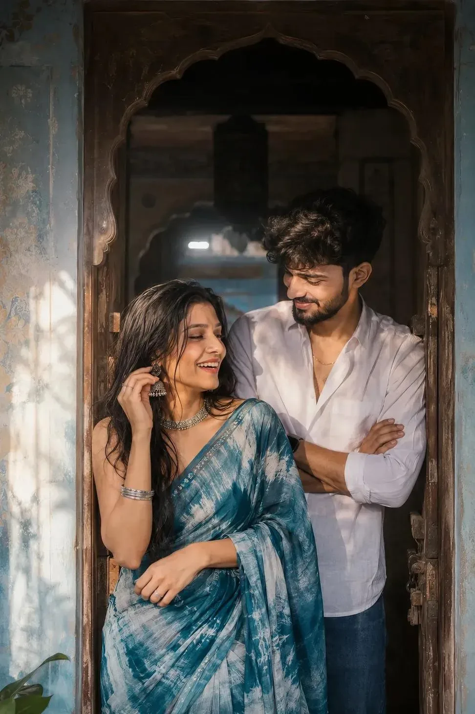 Couple At Old House AI Photo Prompt preview example result