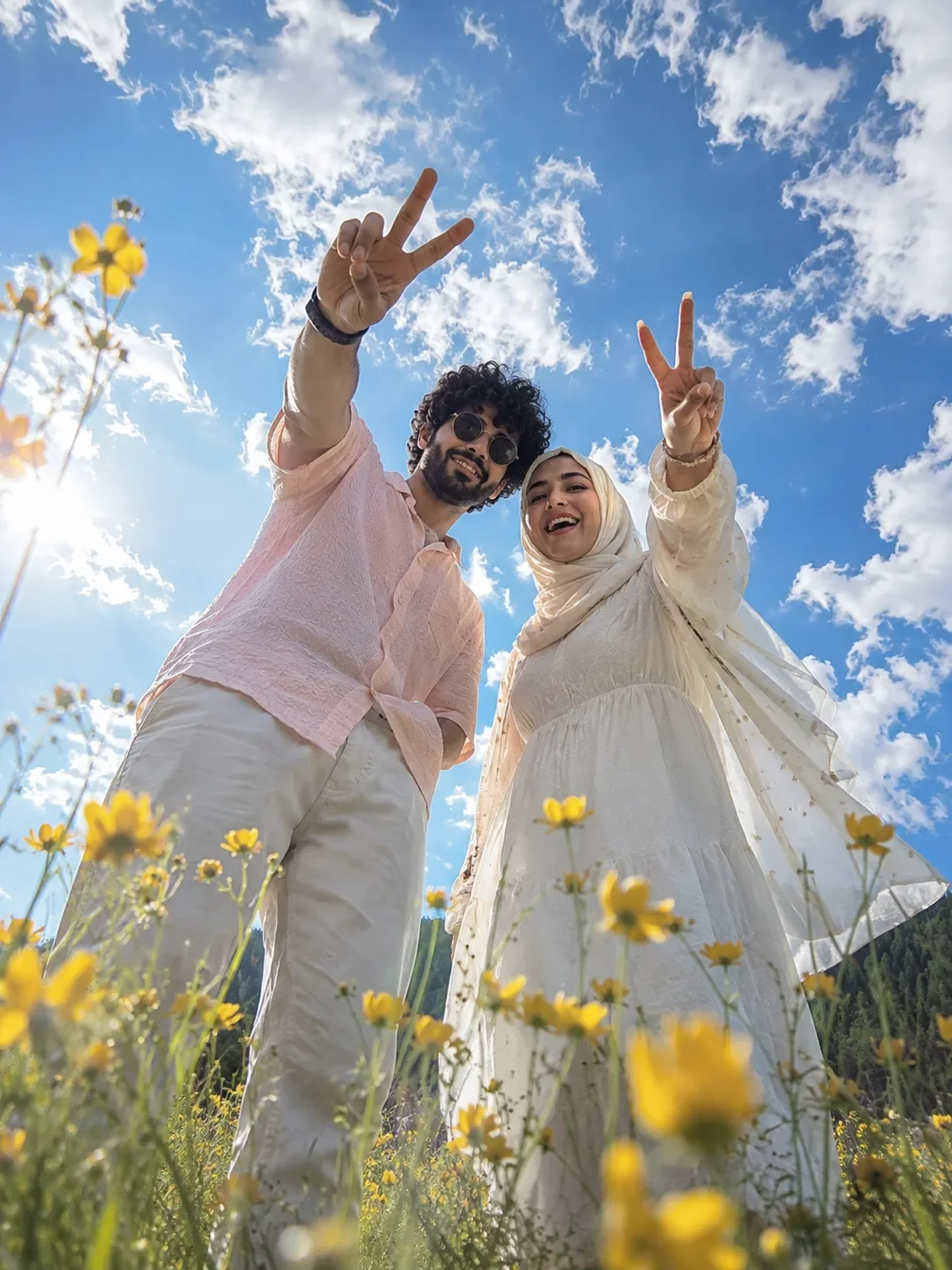 Couple Portrait Aesthetic Romantic Couple AI Photo Prompt preview example result