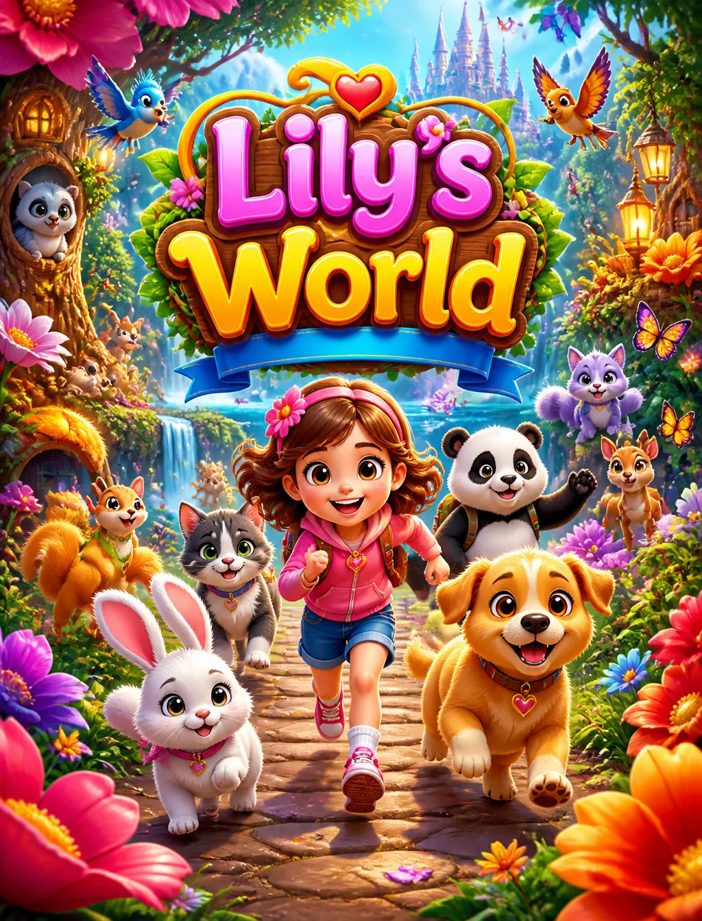 Create A Colorful Mobile Game Cover AI Photo Prompt generated preview