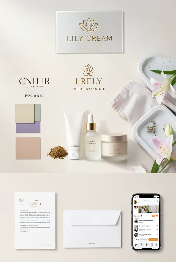 Create A High-End Brand Identity Presentation AI Photo Prompt generated preview