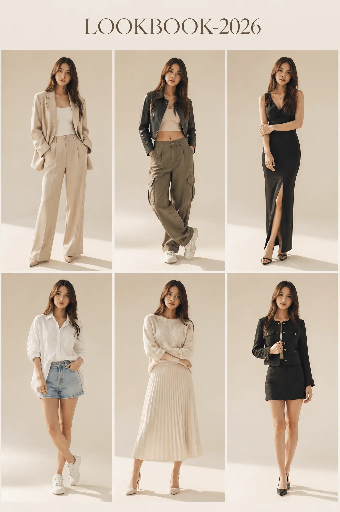Create A High-End Korean Fashion Lookbook AI Photo Prompt generated preview