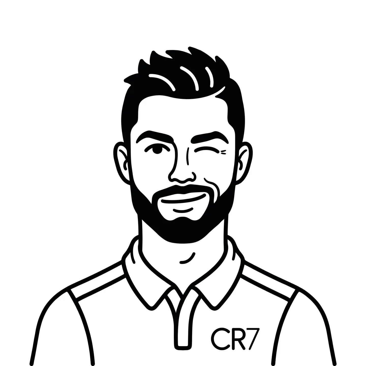 Create A Minimalist Black And White AI Photo Prompt generated preview