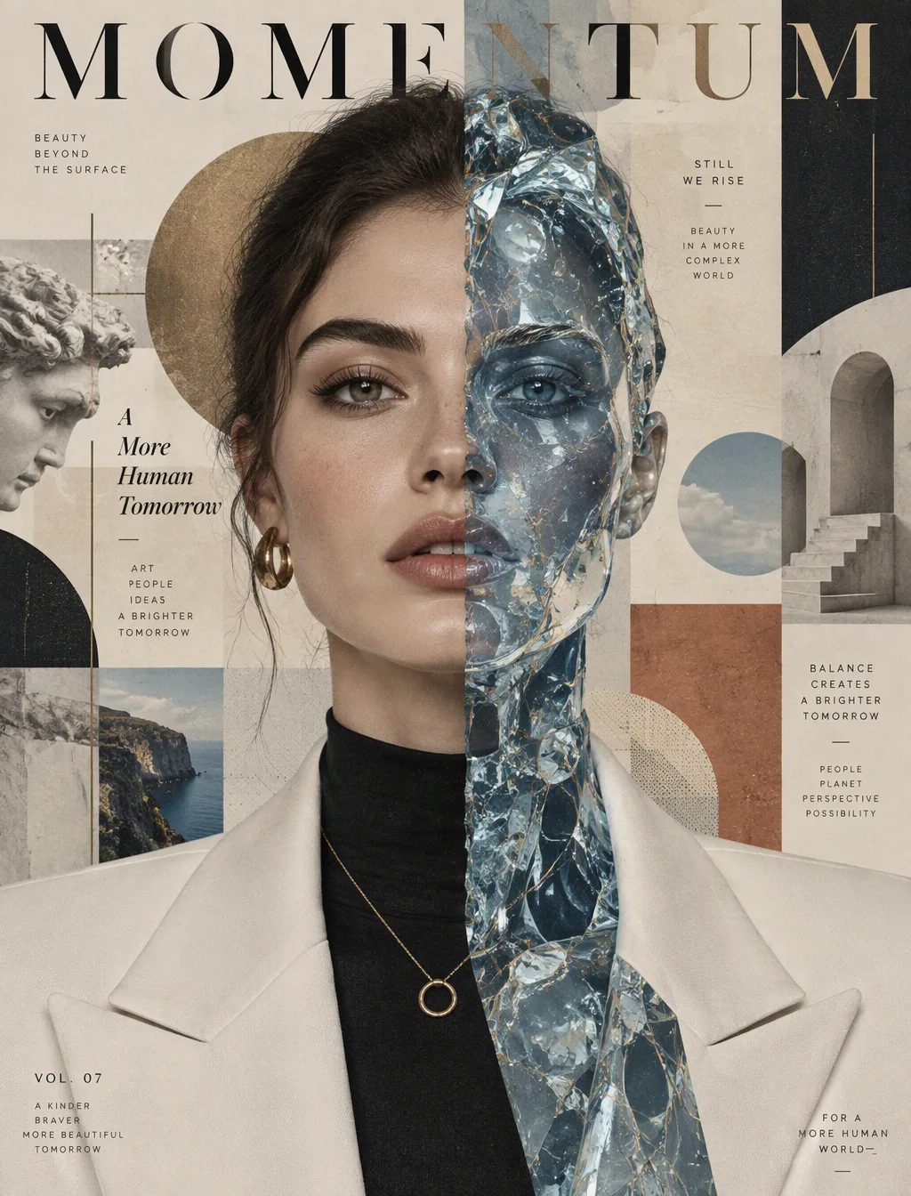 Create A Museum-Quality Surreal Editorial Portrait AI Photo Prompt generated preview