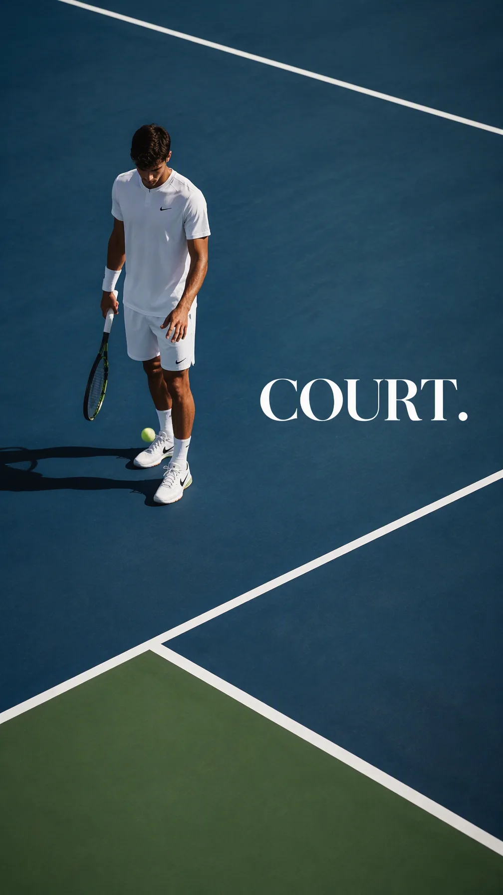 Create A Premium 9:16 Tennis Editorial AI Photo Prompt generated preview