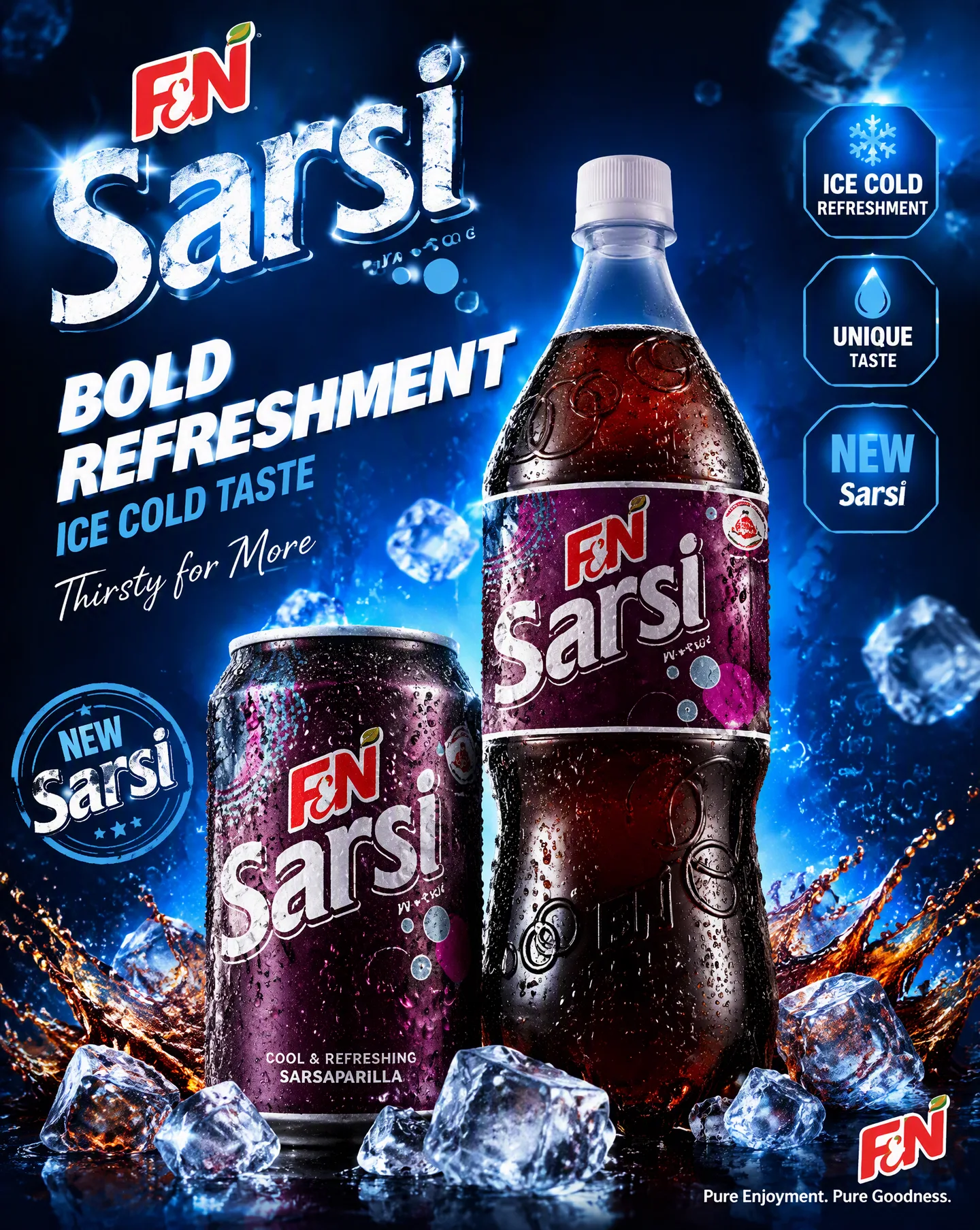 Create A Premium Sarsi Drinks Packaging AI Photo Prompt generated preview