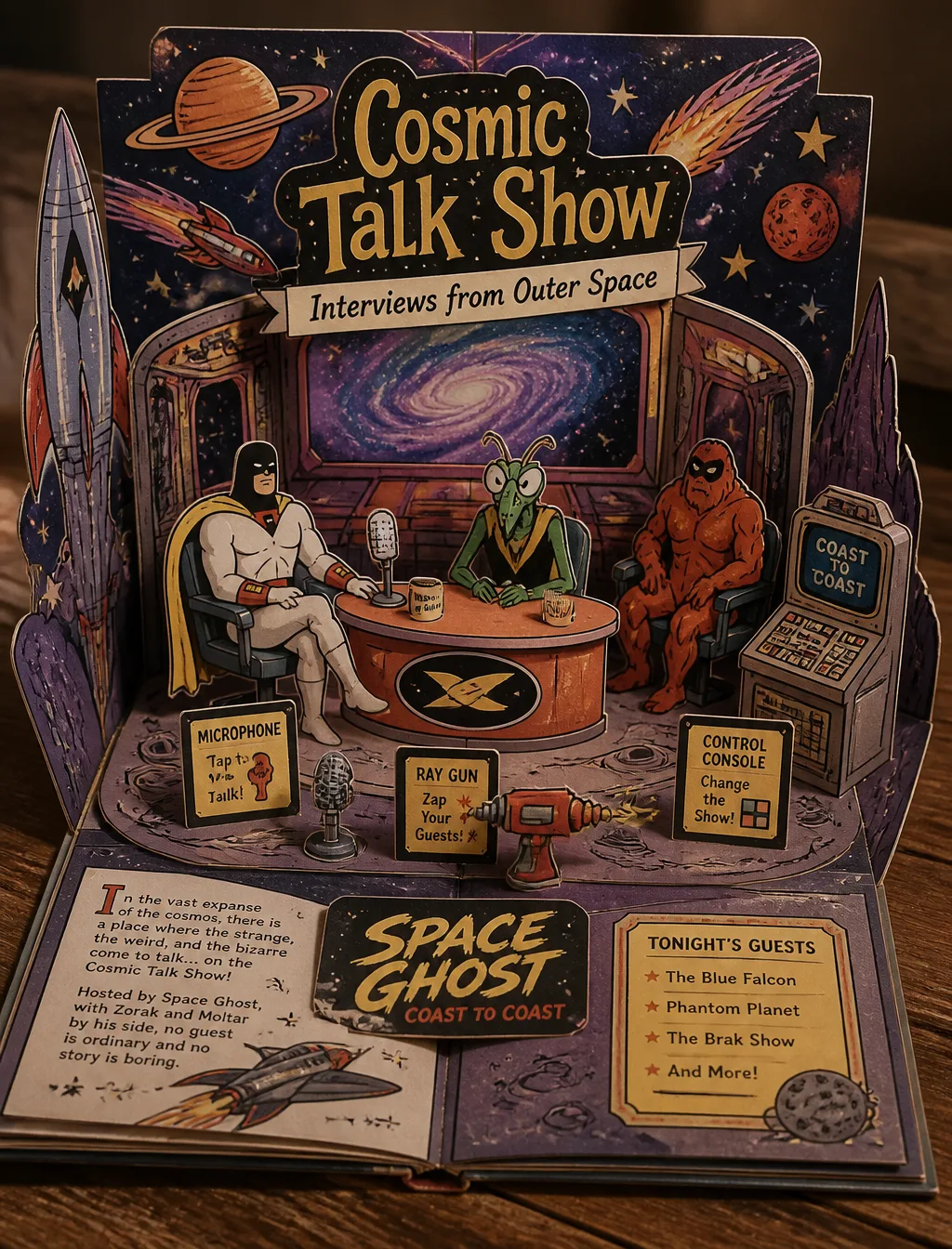 Create A Space Ghost Coast To AI Photo Prompt generated preview