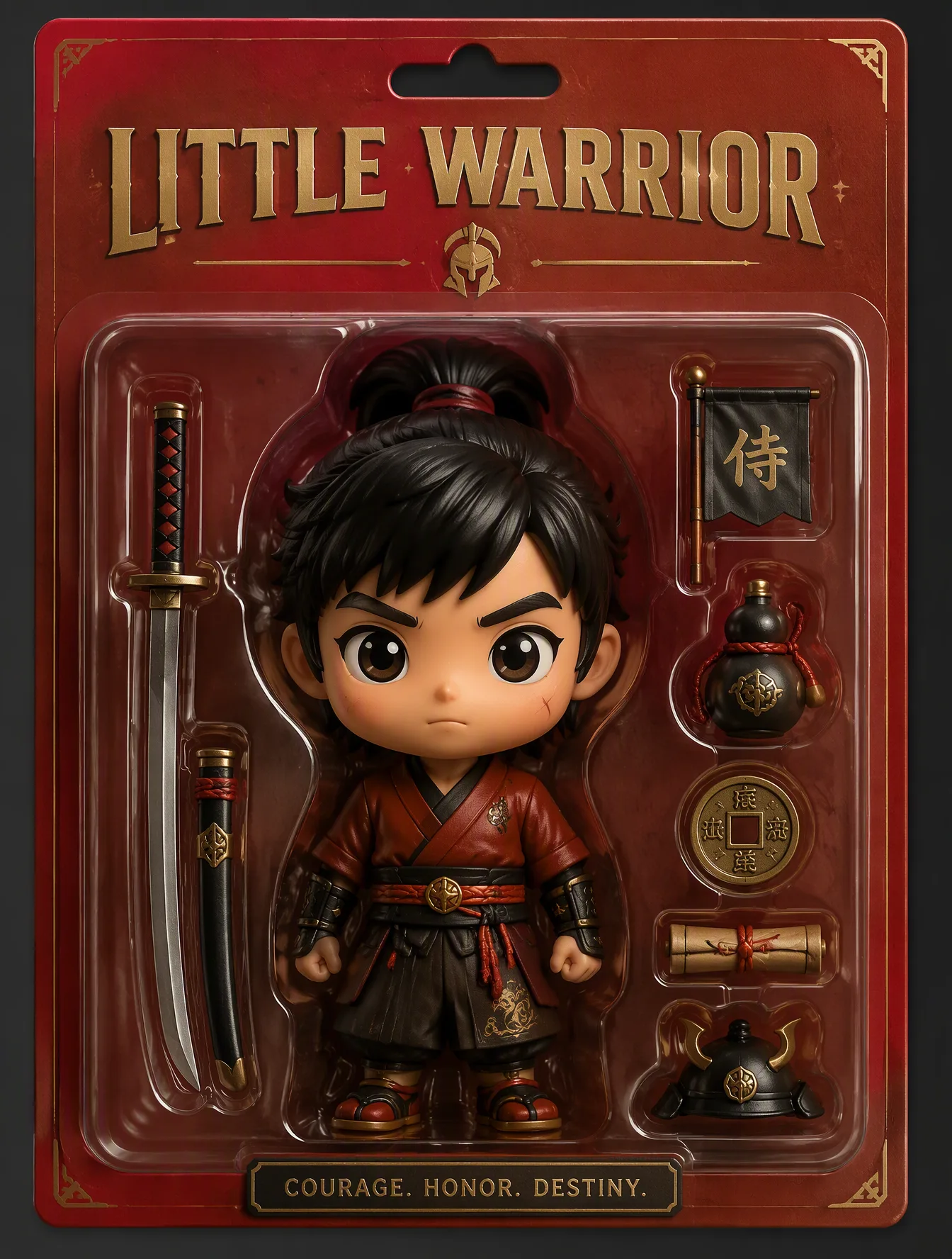 Create A Stylized Collectible Toy Package AI Photo Prompt generated preview