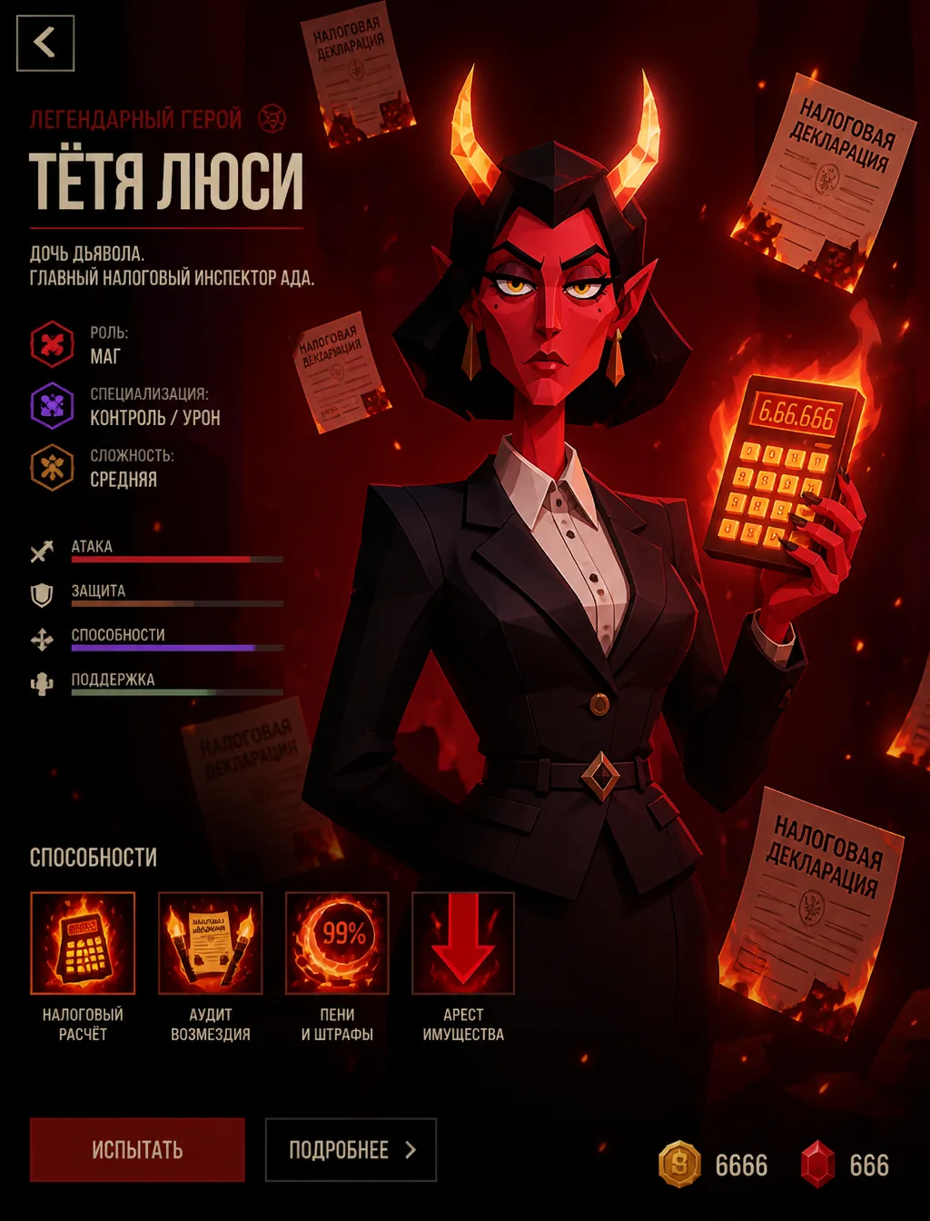 Create Generated Moba Hero Screen In AI Photo Prompt generated preview