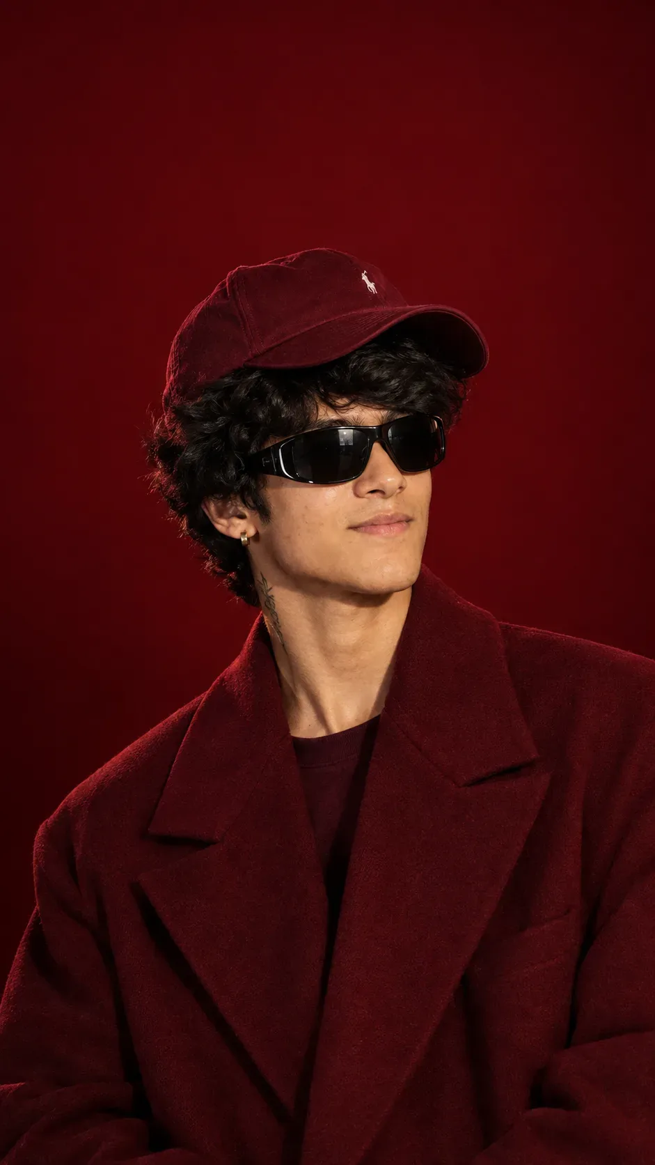 Crimson Elegance Cinematic Luxury Portrait AI Photo Prompt preview example result