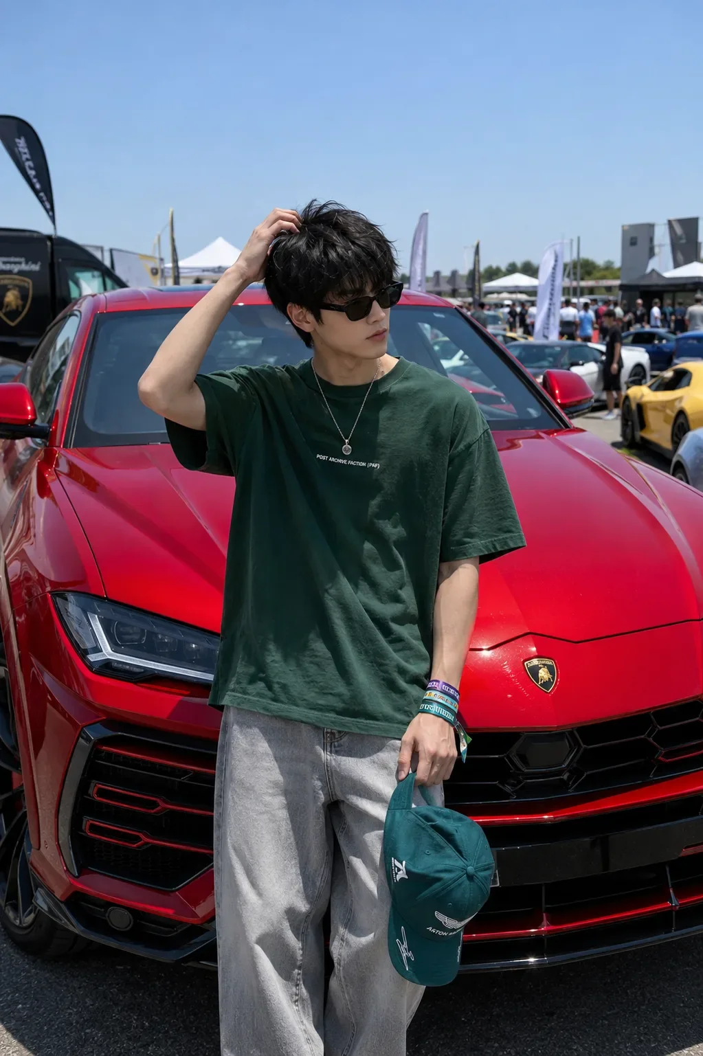Crimson Velocity A Portrait Of Supercar Culture AI Photo Prompt preview example result