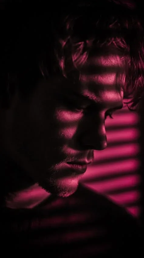 Cyberpunk Venetian Blind Shadows AI Photo Prompt preview example result