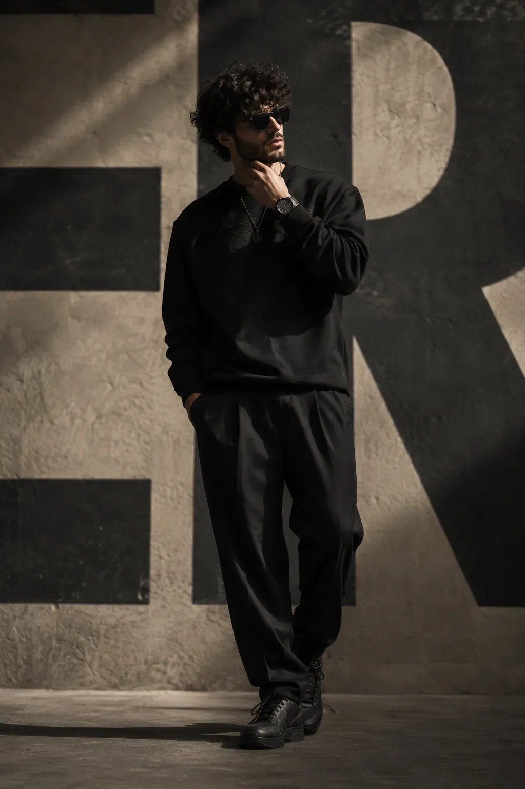 Dark Luxury Streetwear Editorial Ultra Premium Fashion Campaign AI Photo Prompt preview example result