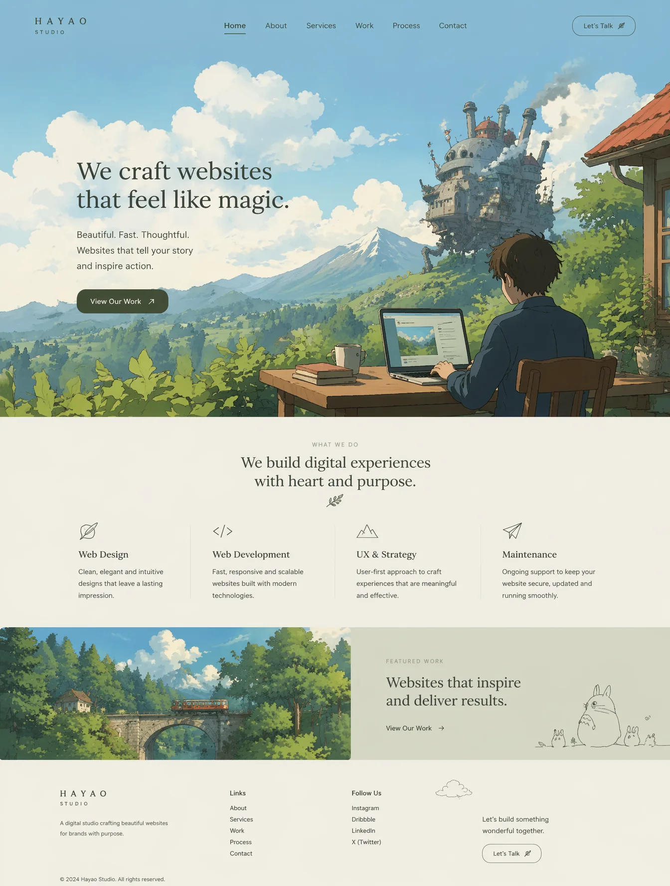 Design A Website For For A AI Photo Prompt generated preview