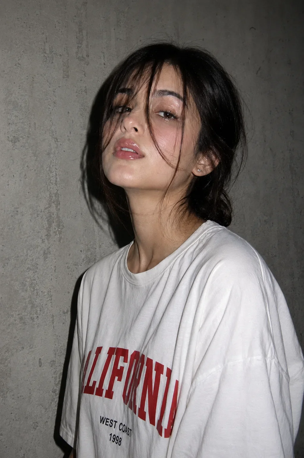 Direct Flash Streetwear Portrait AI Prompt | Cinematic Editorial Fashion Photography preview example result