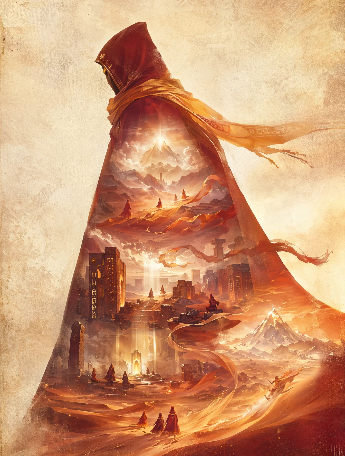 Double Exposure Poster AI Photo Prompt generated preview