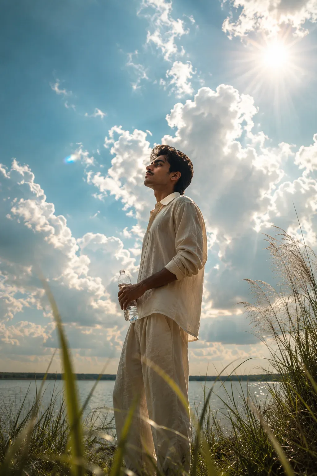 Dreamy Lakeside Portrait AI Photo Prompt preview example result