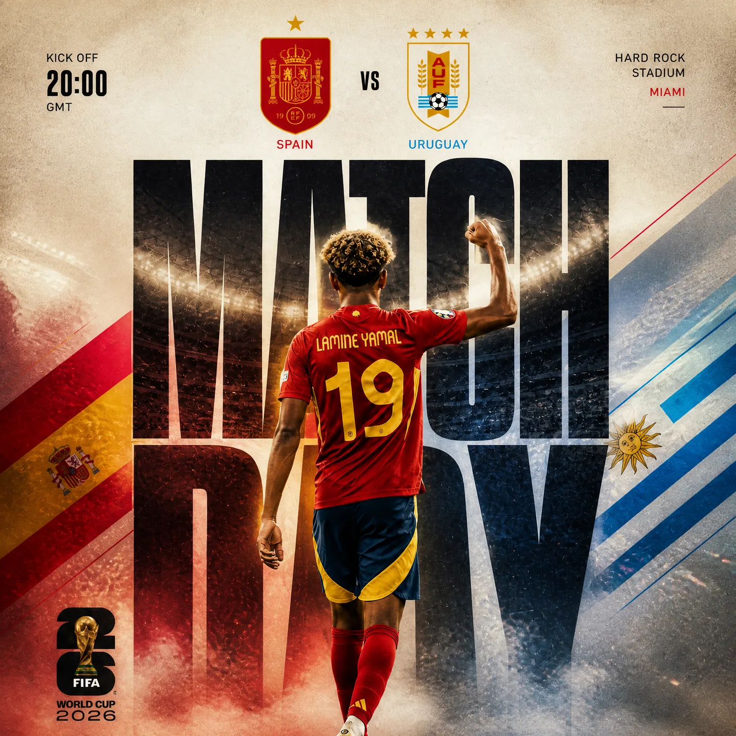 Dynamic Football Match Day Poster AI Photo Prompt generated preview