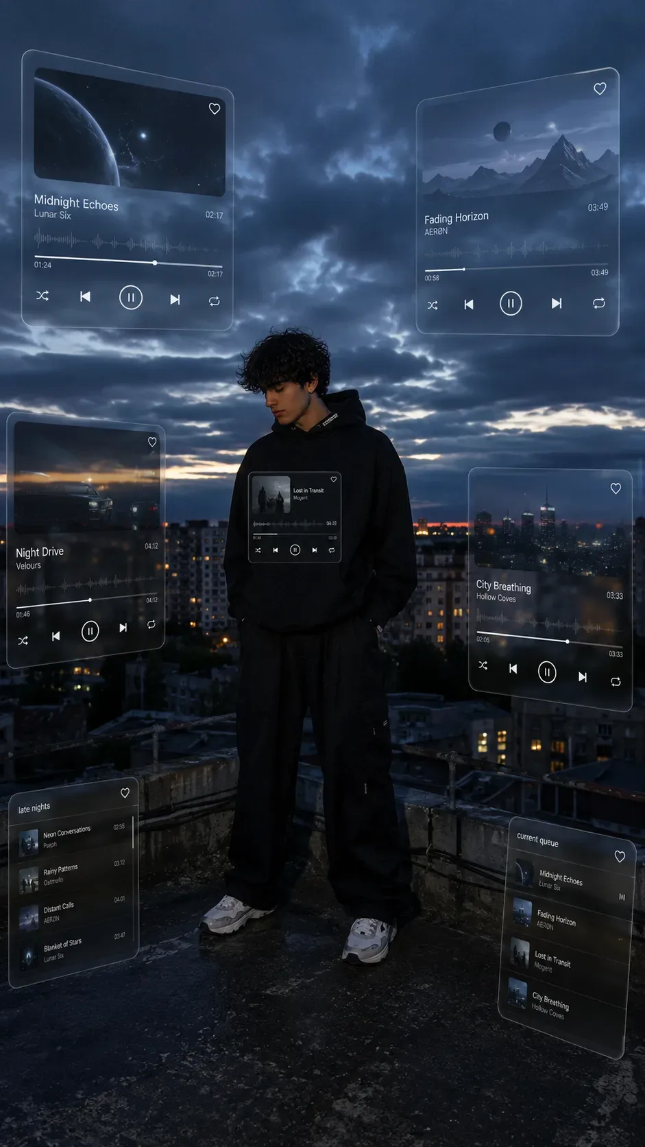 Echoes In The Sky AI Photo Prompt preview example result