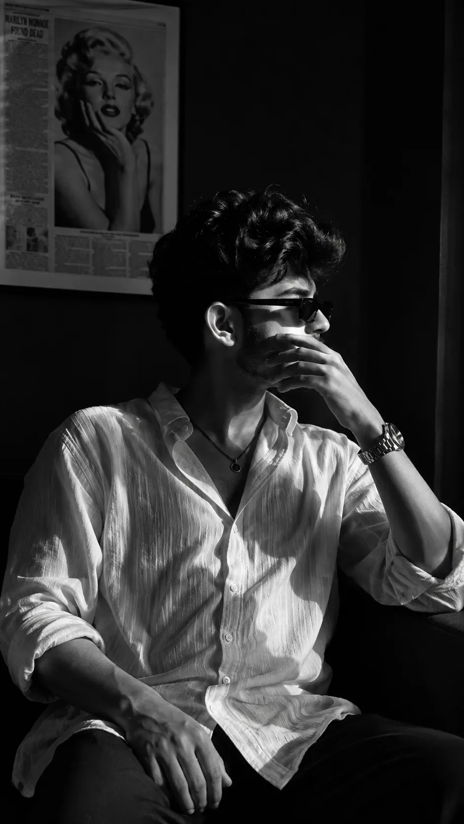 Editorial High-Fashion Studio Portrait AI Photo Prompt preview example result