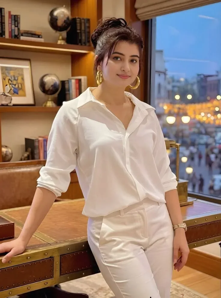 Elegant White Outfit AI Photo Prompt preview example result
