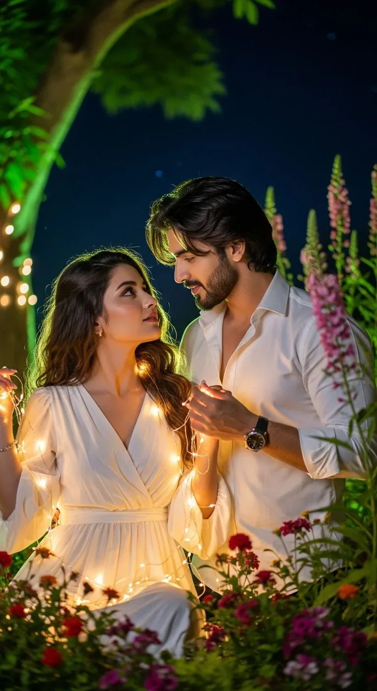 Enchanted Fairy Light Romance AI Photo Prompt preview example result
