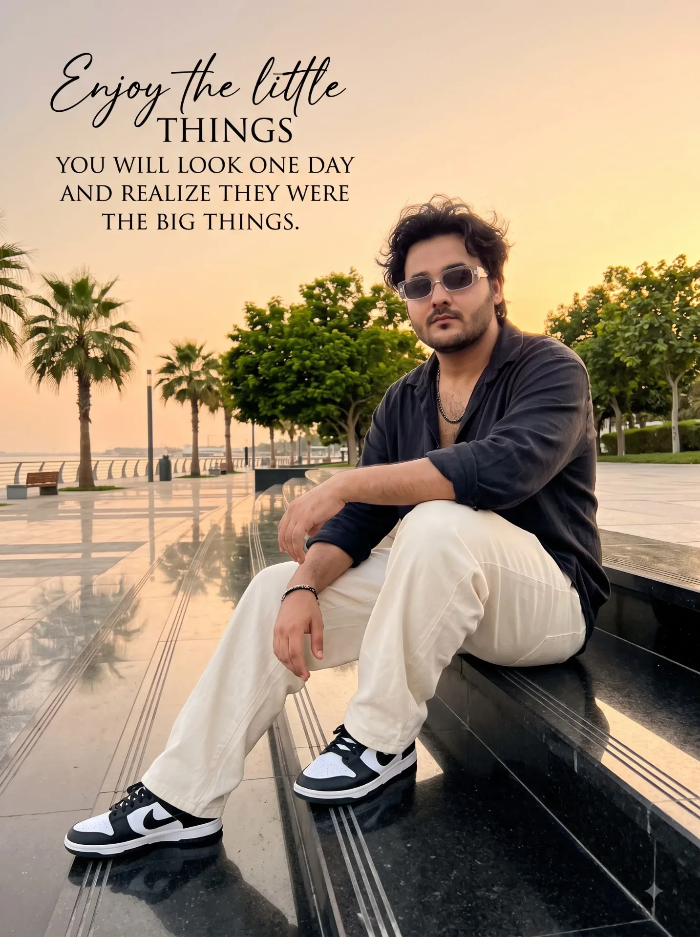 Enjoy The Little Things AI AI Photo Prompt preview example result