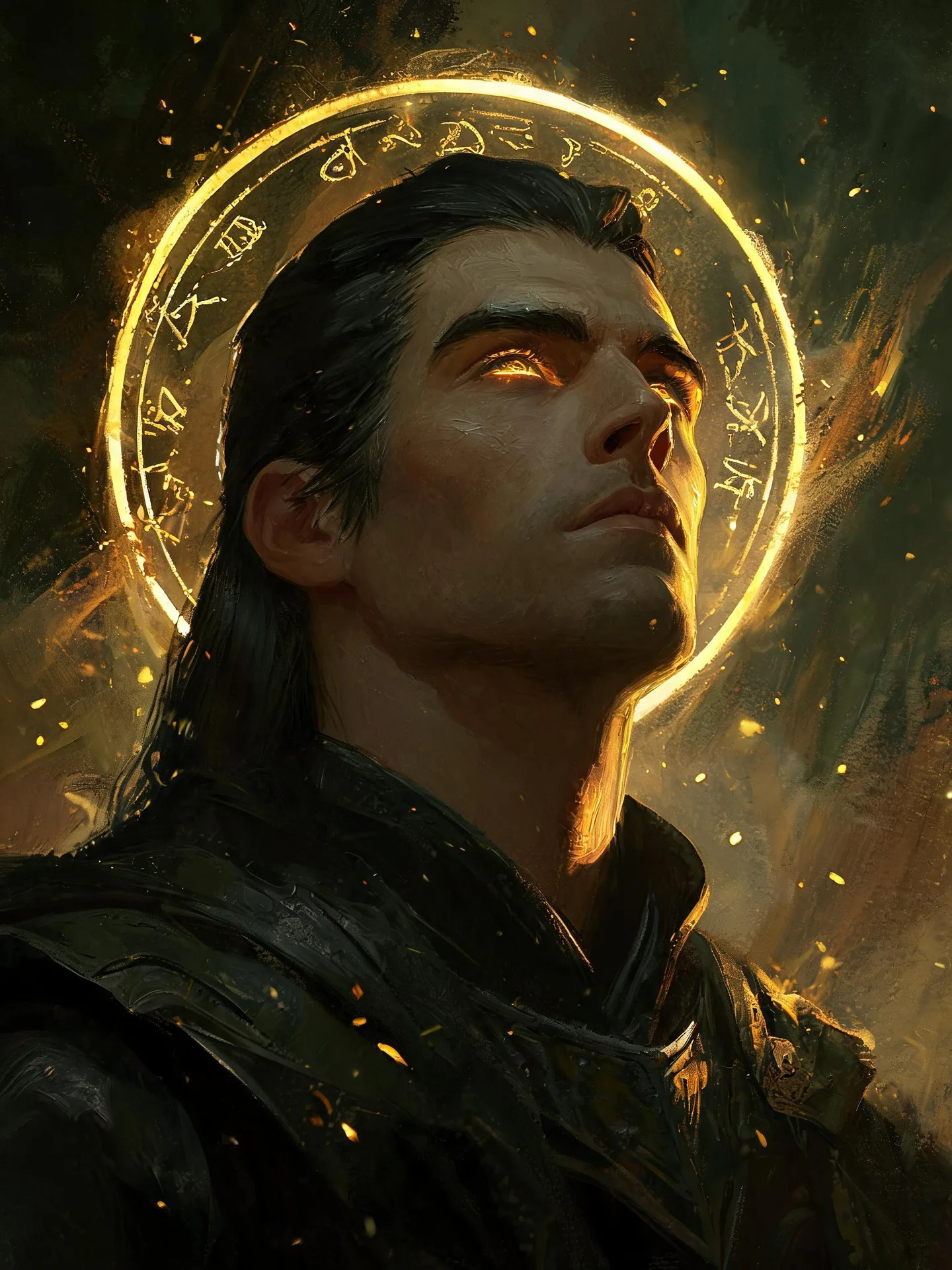 Expressive Dark Fantasy Portrait Of A AI Photo Prompt generated preview