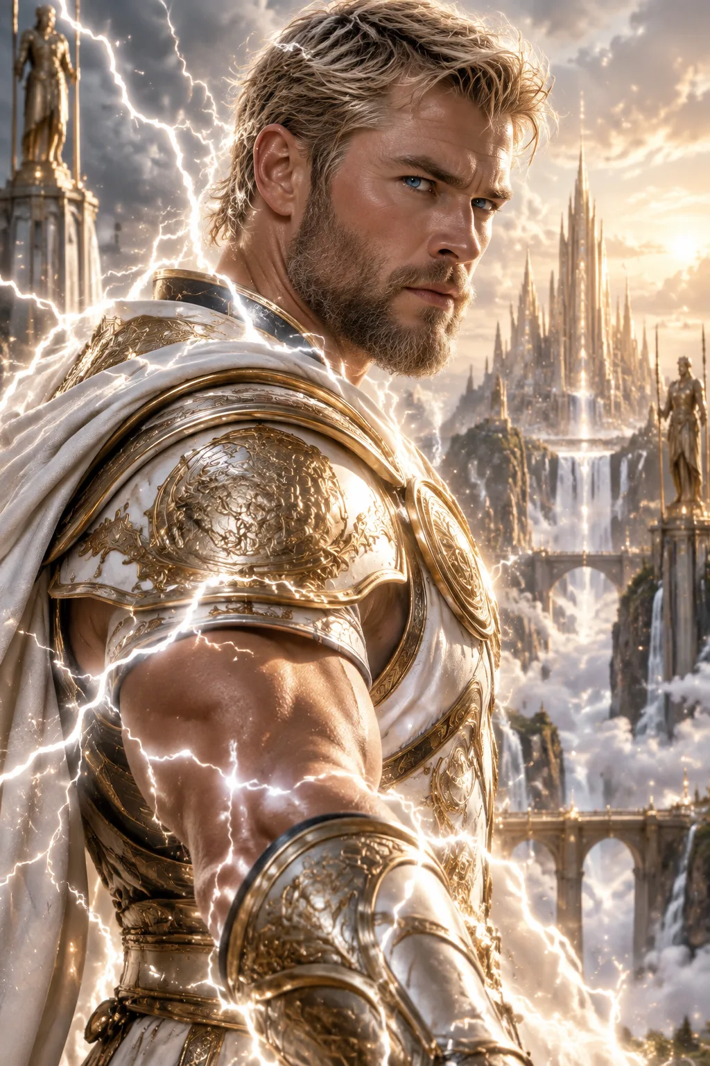 " Fantasy Portrait Of A Powerful AI Photo Prompt generated preview