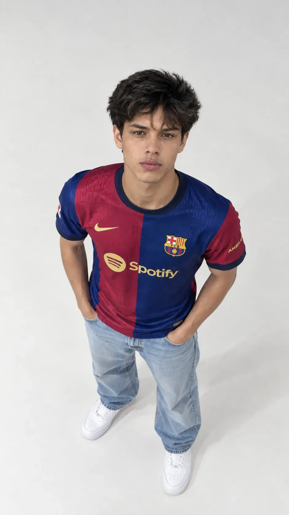 Fc Barcelona Studio Protrait AI Photo Prompt preview example result