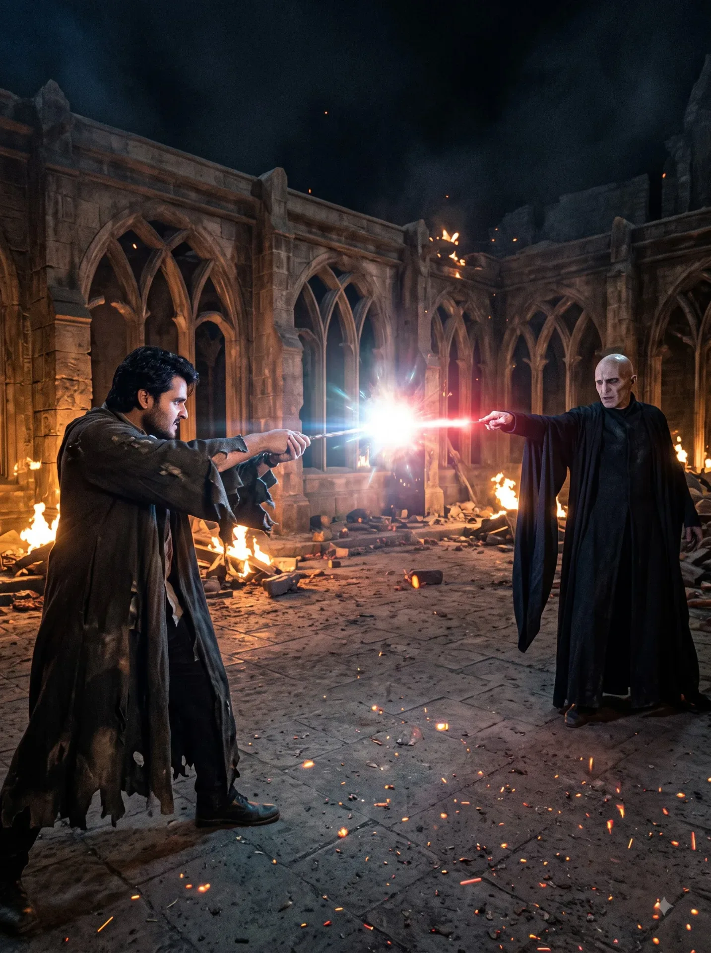 Fight Harry Potter Ai AI Photo Prompt preview example result