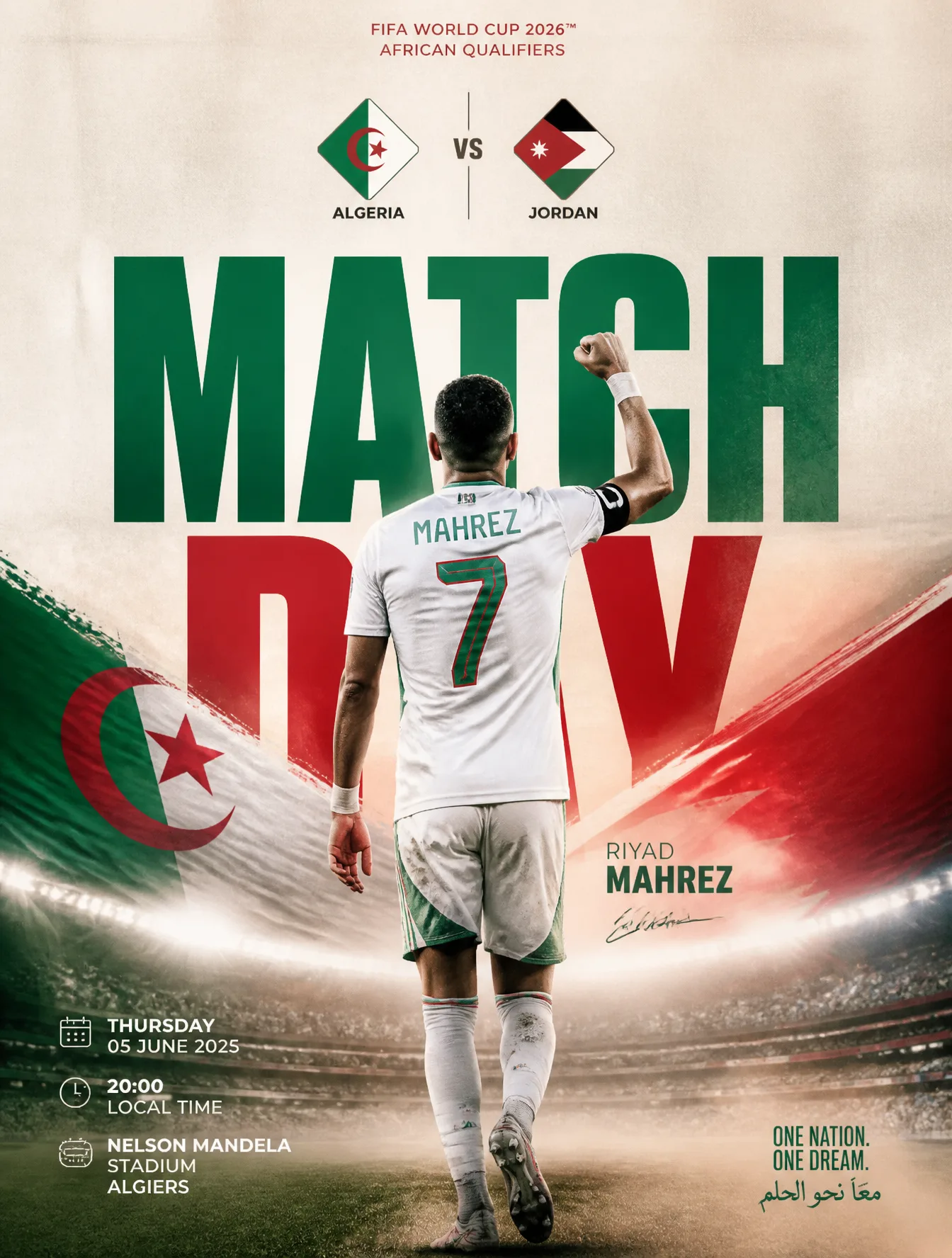 Football Match Day Poster Design AI Photo Prompt generated preview