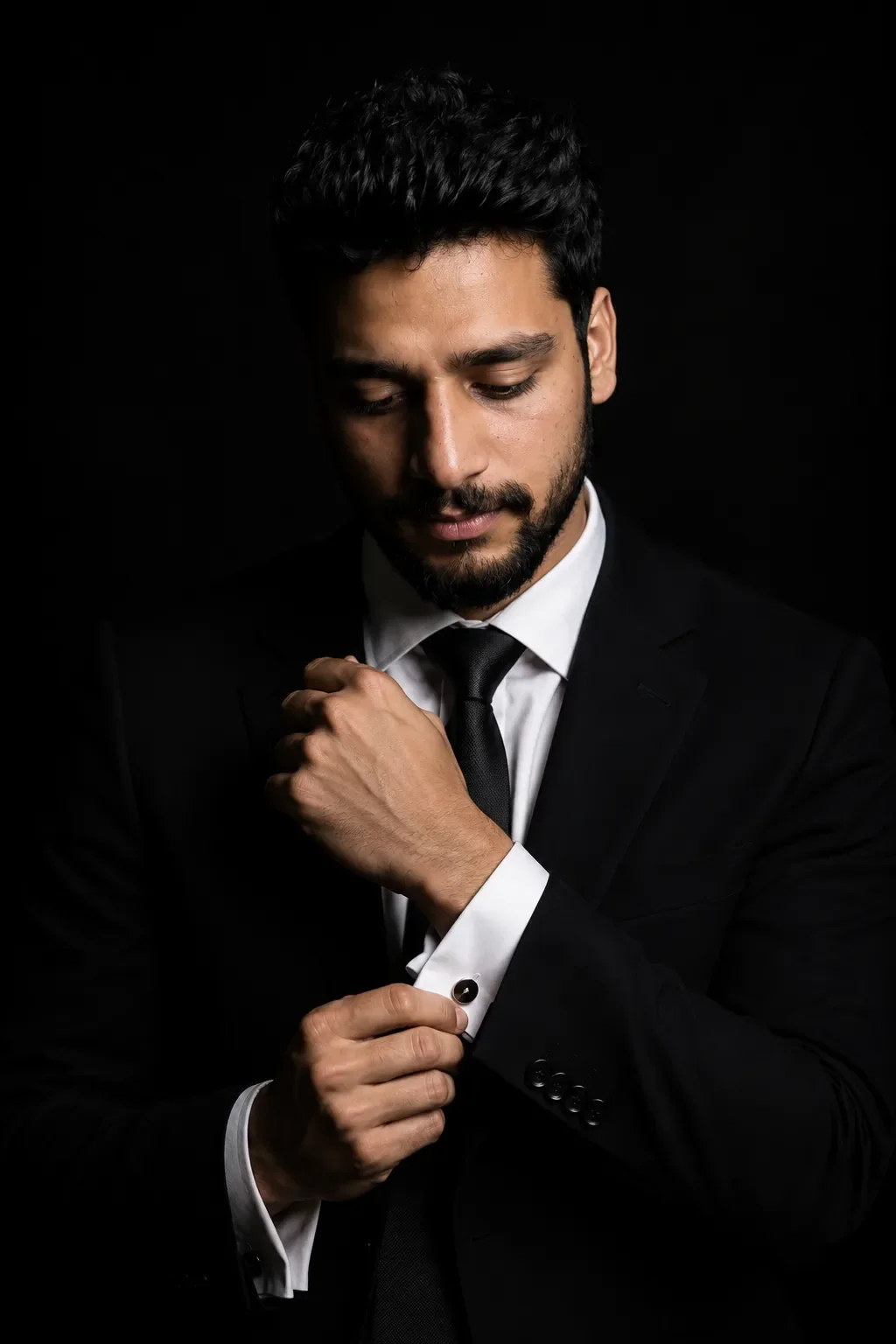 Formally dressed Mafiya AI Photo Prompt preview example result
