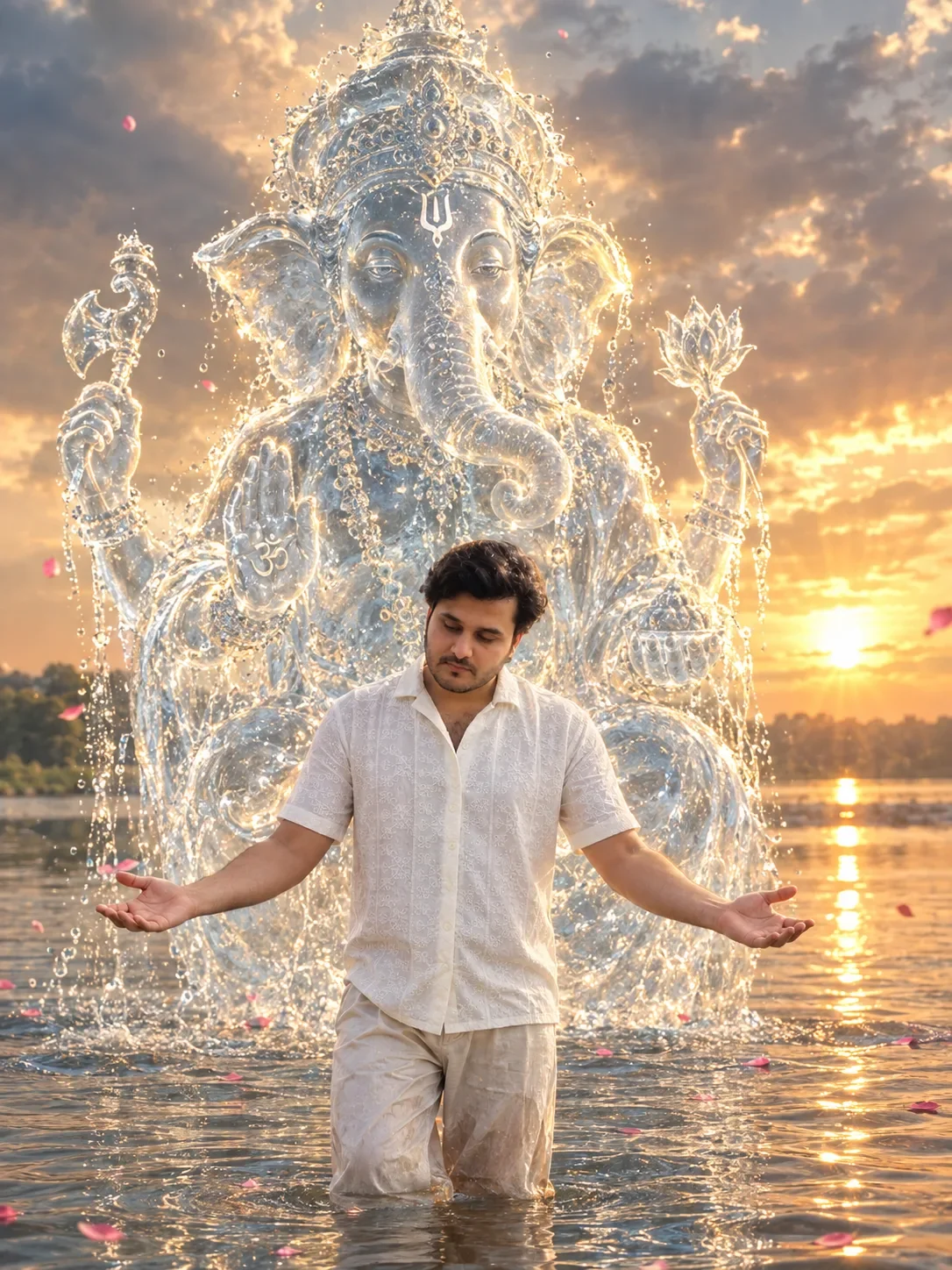 Ganesh Chaturthi Divine Festive Blessings AI Photo Prompt preview example result