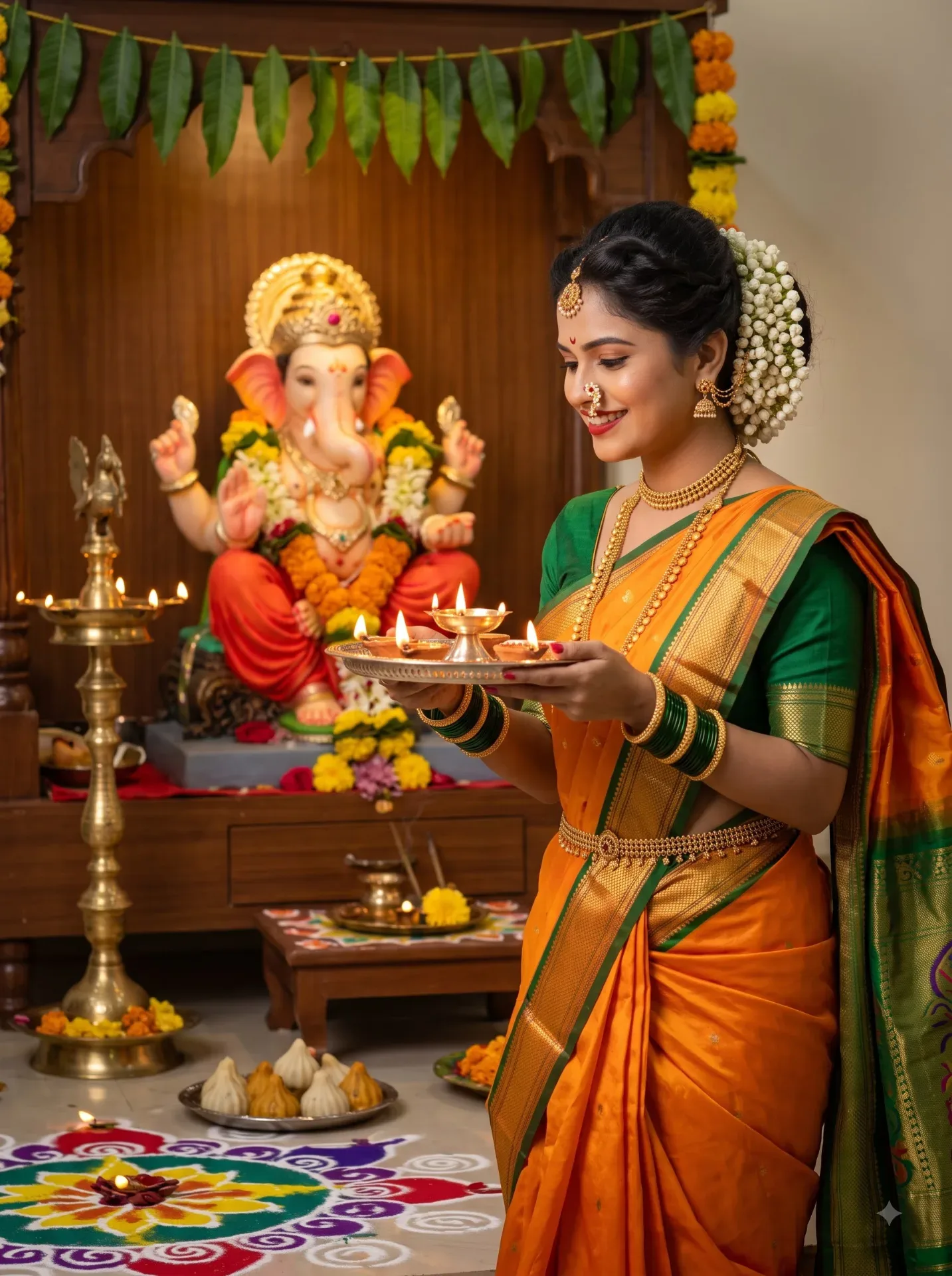 Ganesh Chaturthi Special AI Photo Prompt Edition 2 preview example result