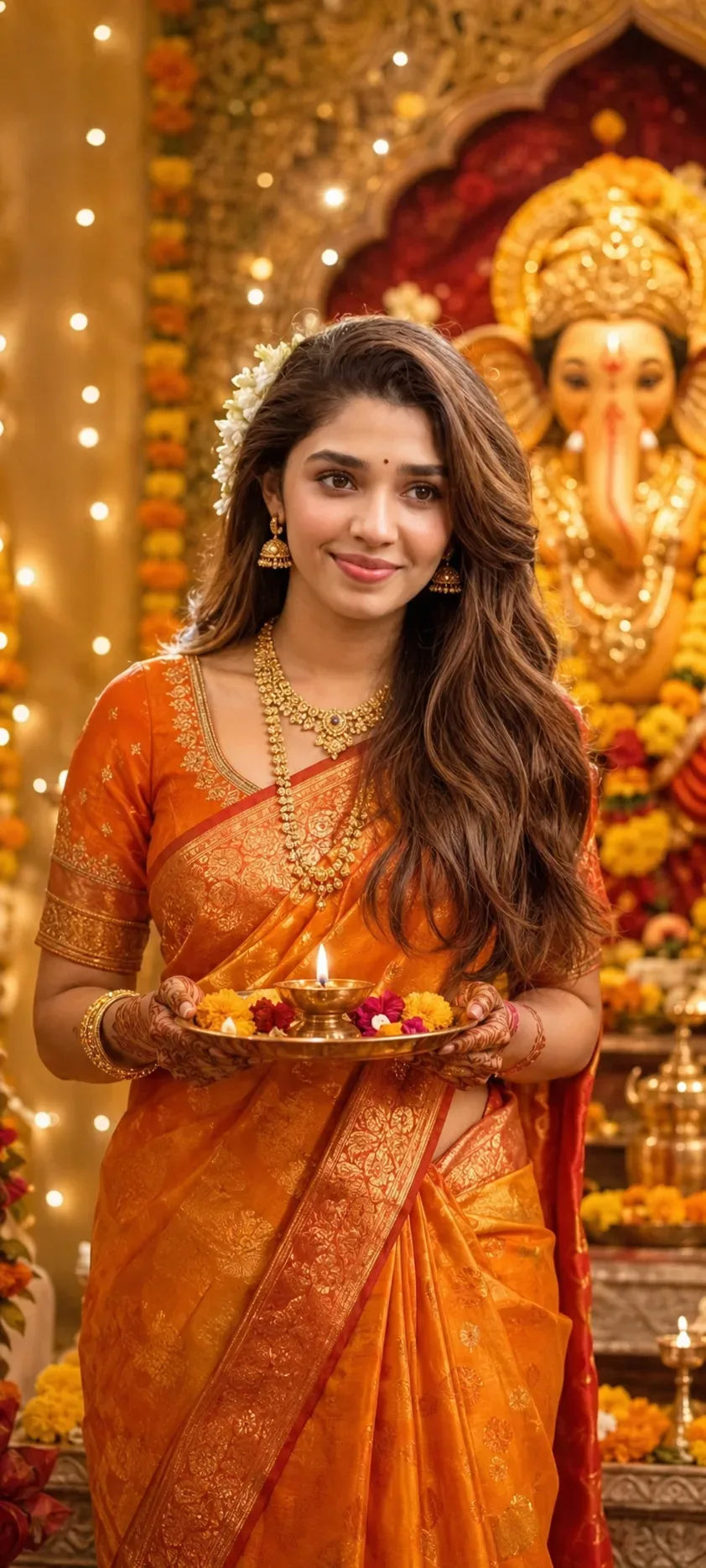 "ganpati Special Festive Portrait" AI Photo Prompt preview example result