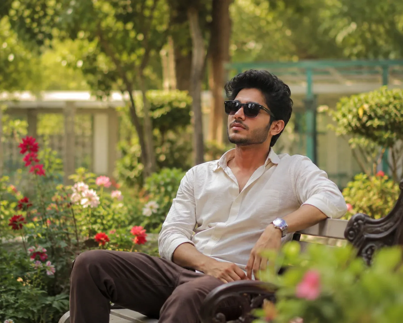 Garden Serenity Portrait AI Photo Prompt preview example result
