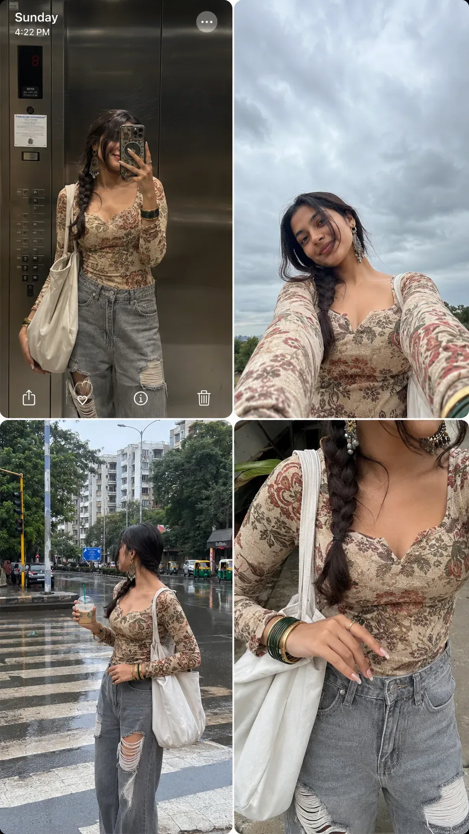 Girls Aesthetic College AI Photo Prompt preview example result