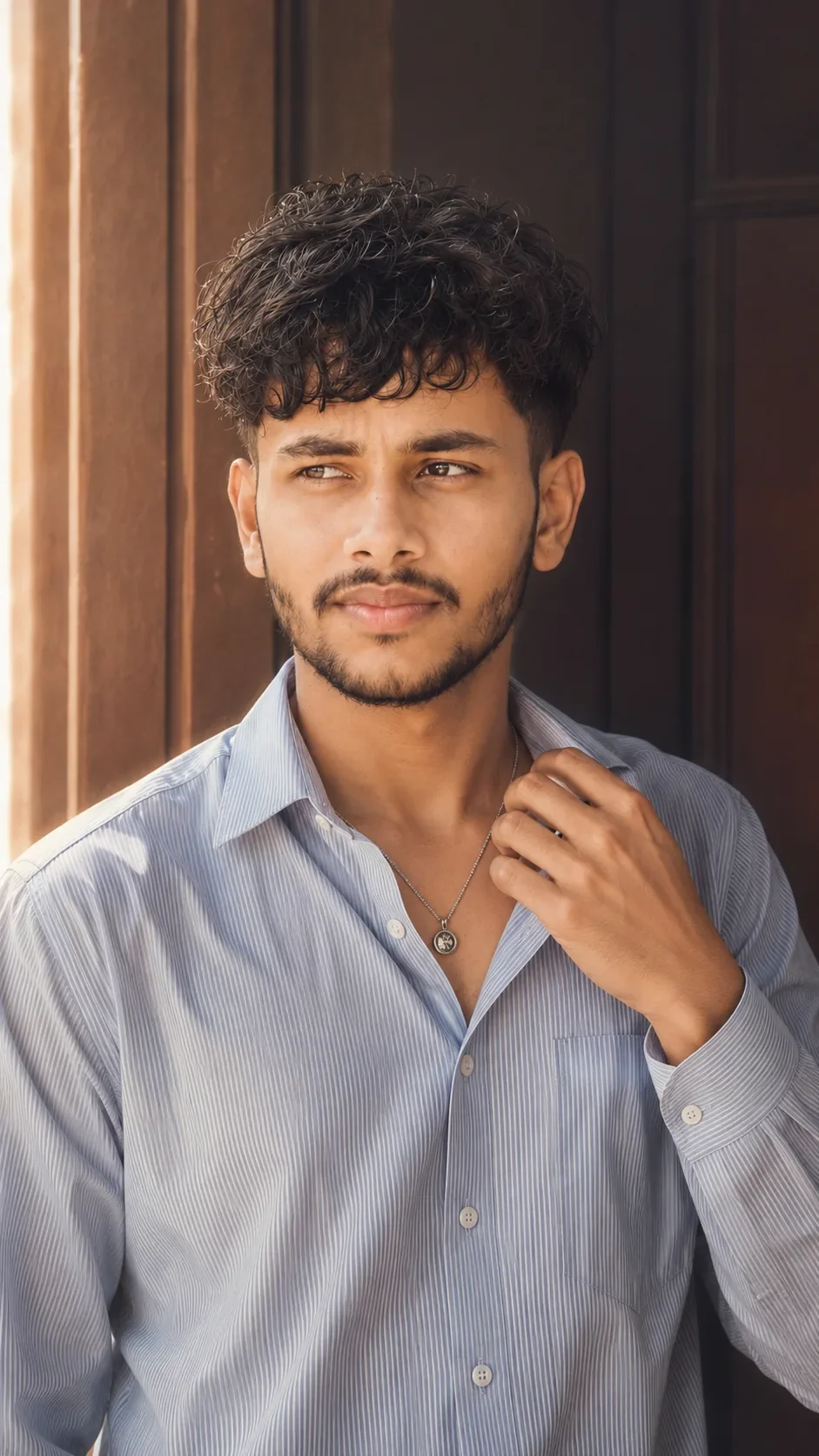 Golden Hour Dream Portrait AI Photo Prompt preview example result
