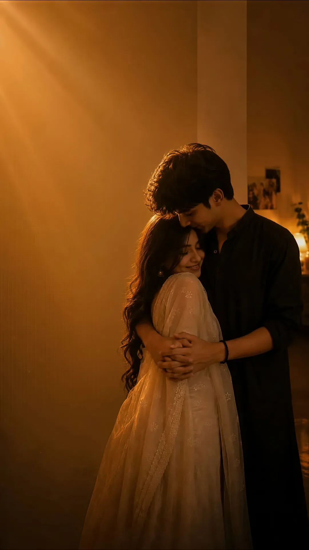 Golden Ray Traditional Embrace AI Photo Prompt preview example result