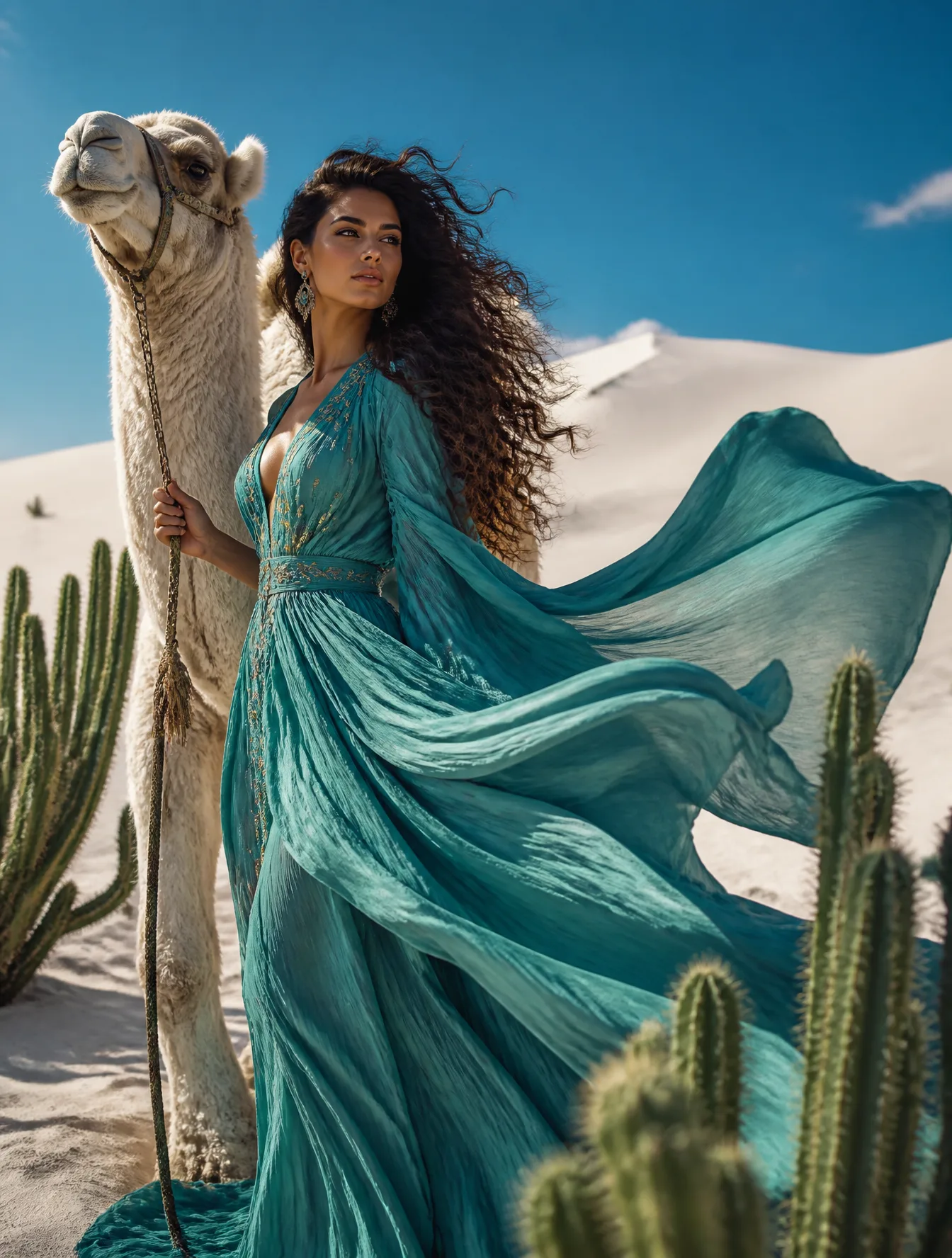 High-Fashion Editorial Photography AI Photo Prompt generated preview