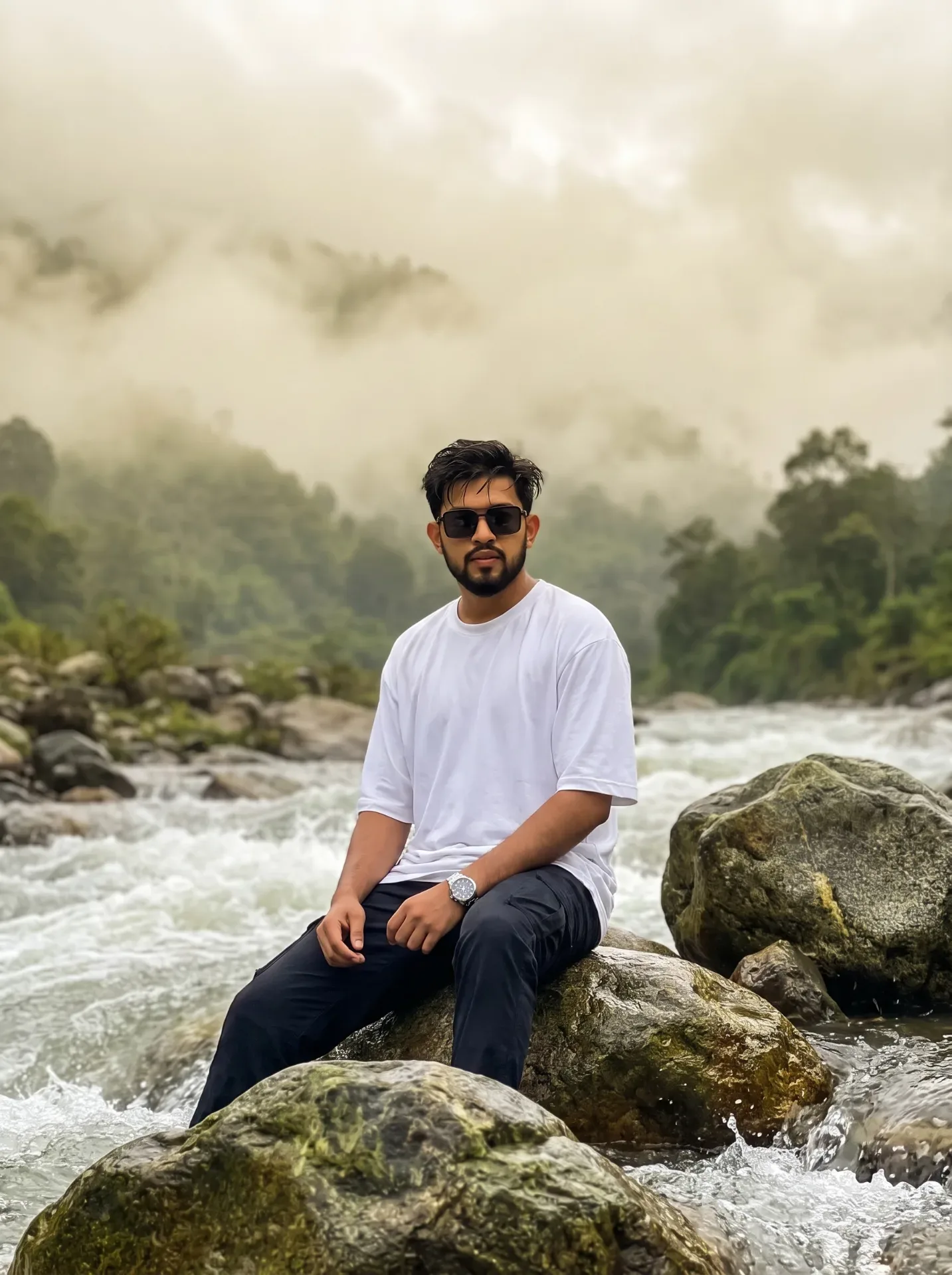 HIGHLY DETAILED, PHOTOREALISTIC WIDE SHOT AI Photo Prompt preview example result