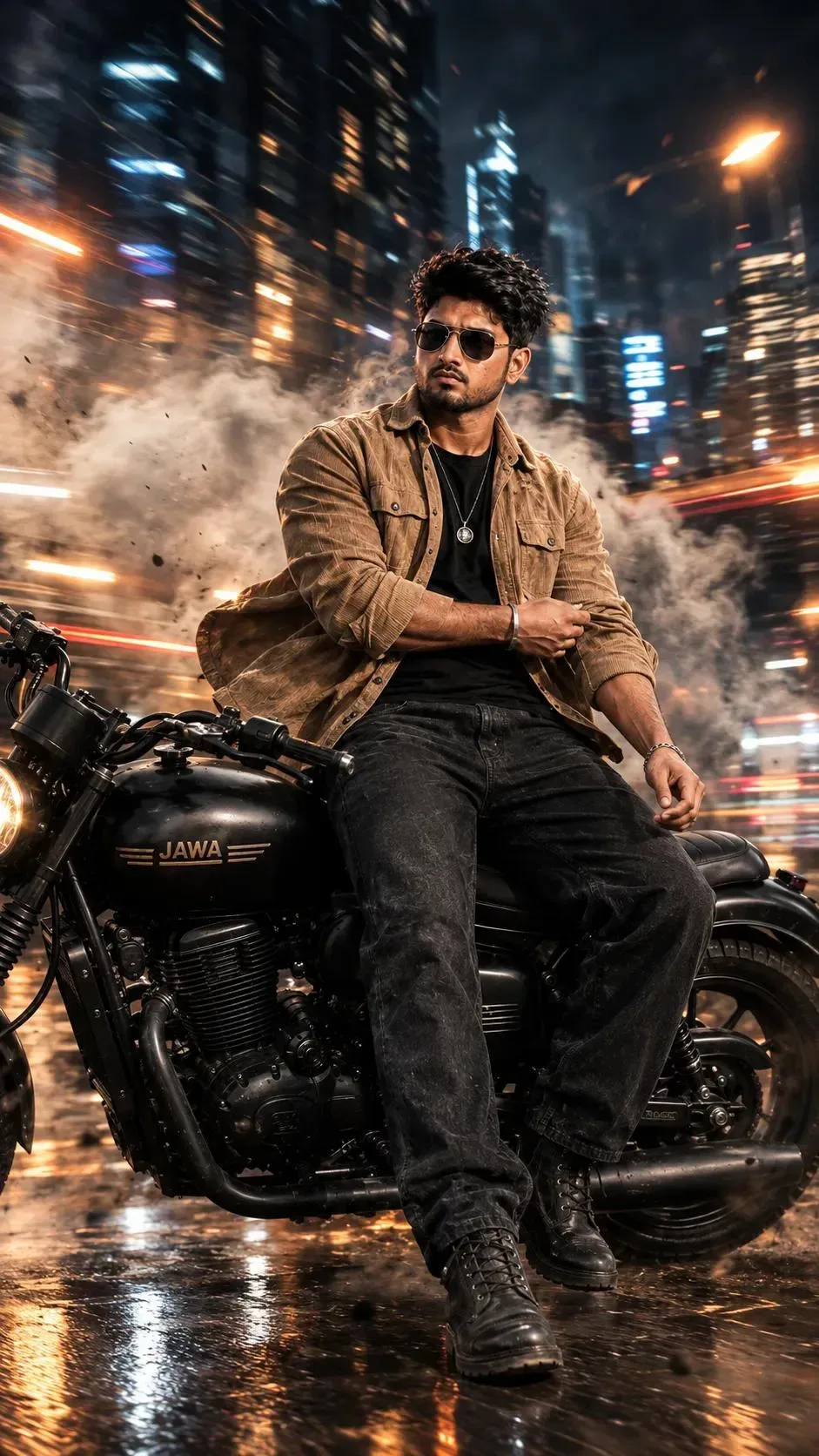 Imax/netflix-style Cinematic Editorial Portrait AI Photo Prompt preview example result