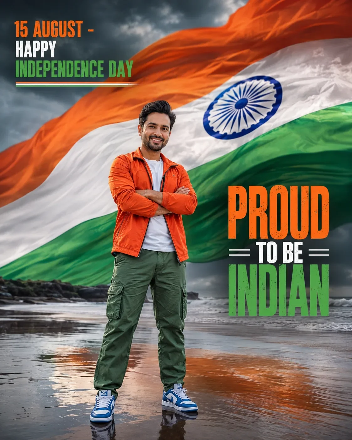 Independence day AI Photo Prompt preview example result