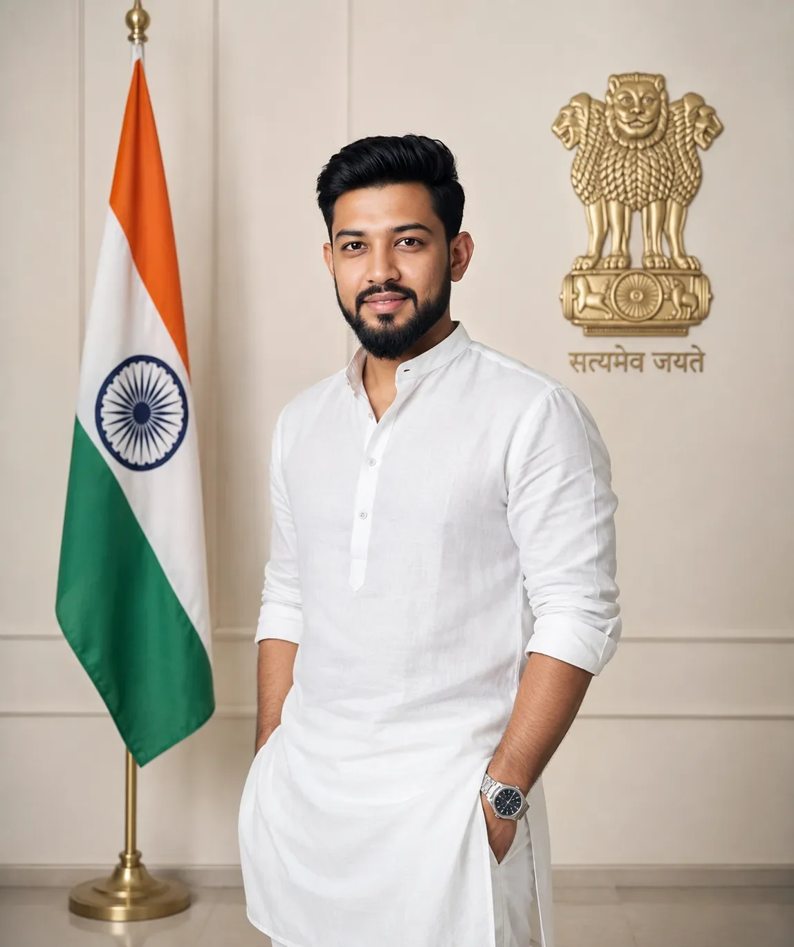 India Cinematic Portrait AI Photo Prompt preview example result