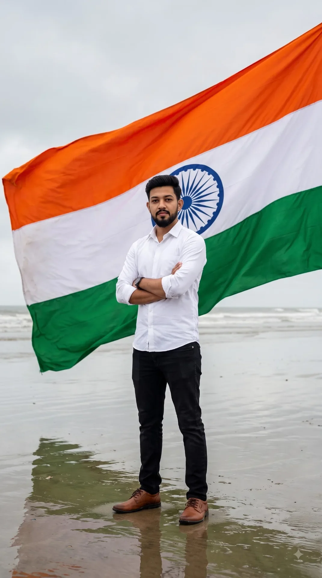 Indian Flag AI Photo Prompt preview example result