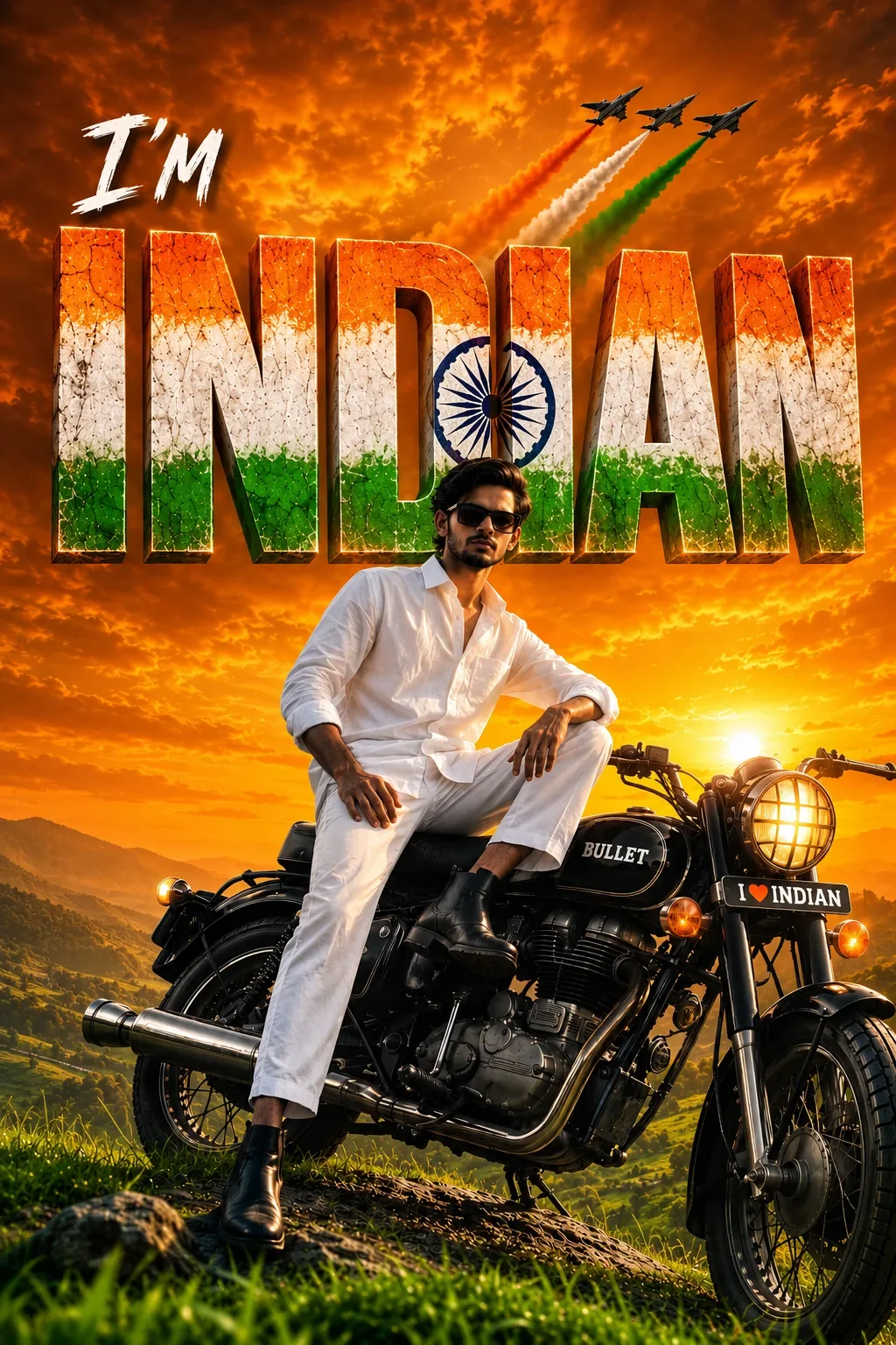 Indian Tevar Luxury Automotive Supercar AI Photo Prompt preview example result