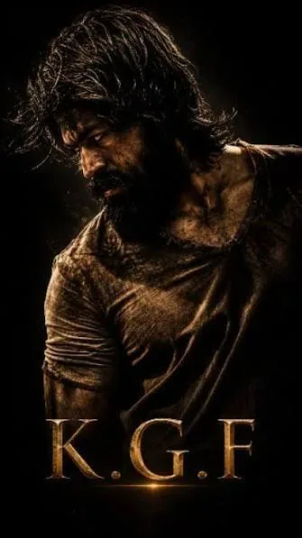 KGF Chapter 1 Movie Poster AI Photo Prompt preview example result