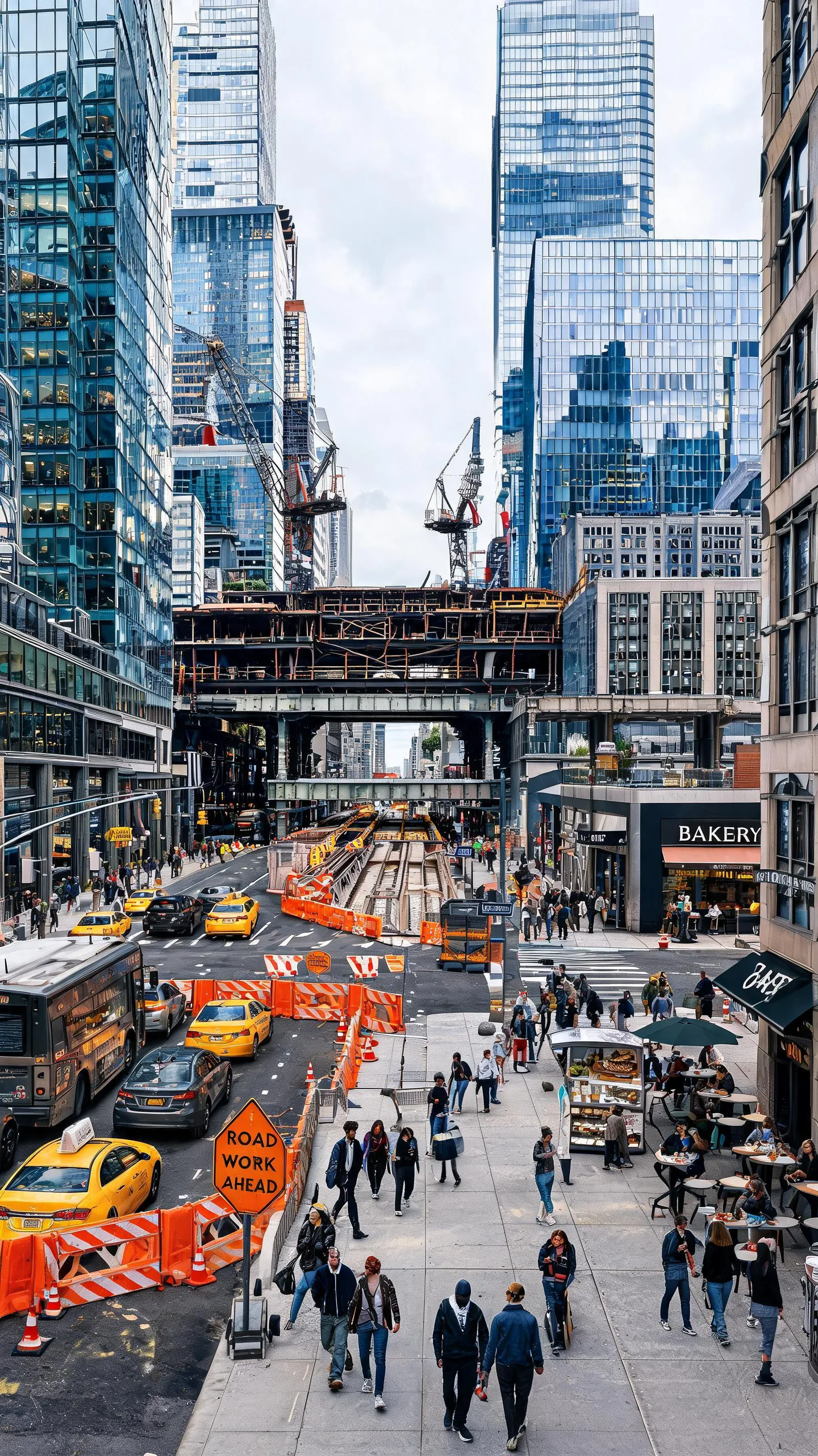 Large Realistic City Continuing Daily Operations AI Photo Prompt generated preview