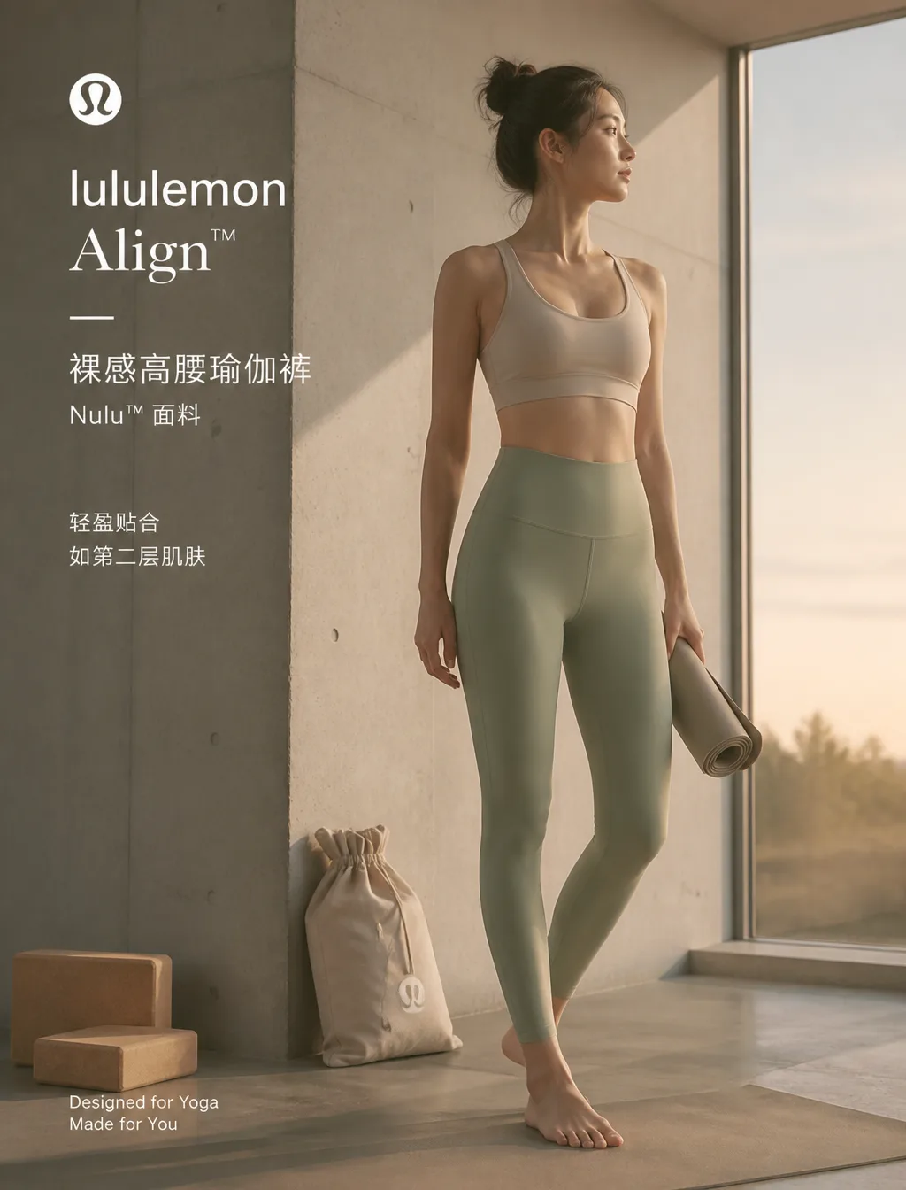 Lululemon Aligntm Aesthetic Concept AI Photo Prompt generated preview