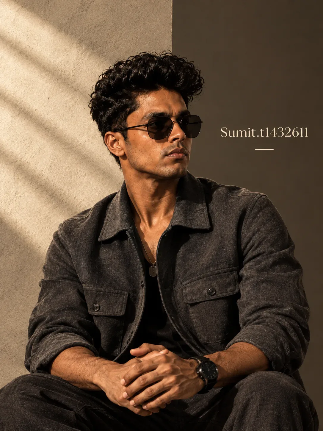 Luxury Editorial Man AI Photo Prompt preview example result